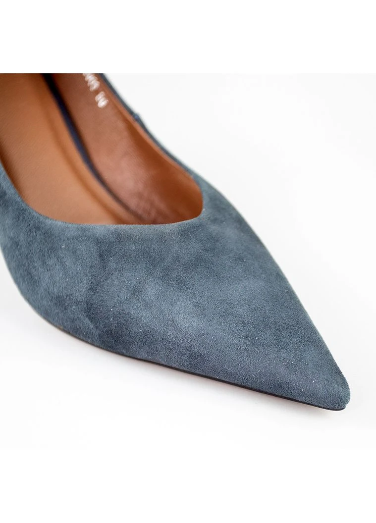 4S Shoes Туфли Женские Однотонные Синие Элегантные Seli синий з, — демисезон (395637573)