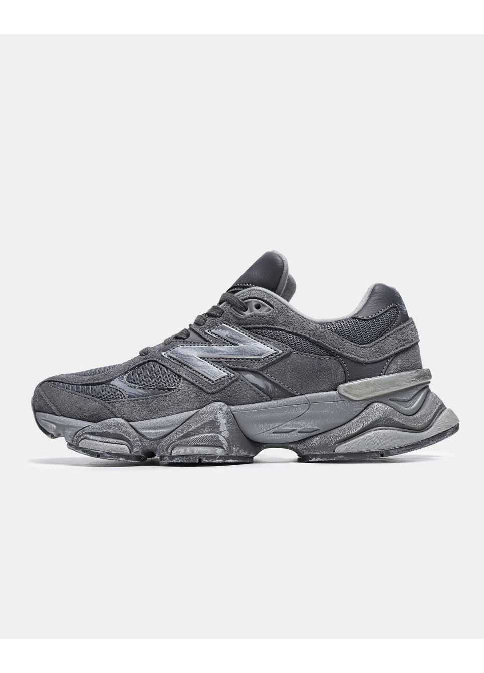 Серые демисезонные кроссовки мужские new balance 9060 gray v3 нью беланс 9060 No Brand