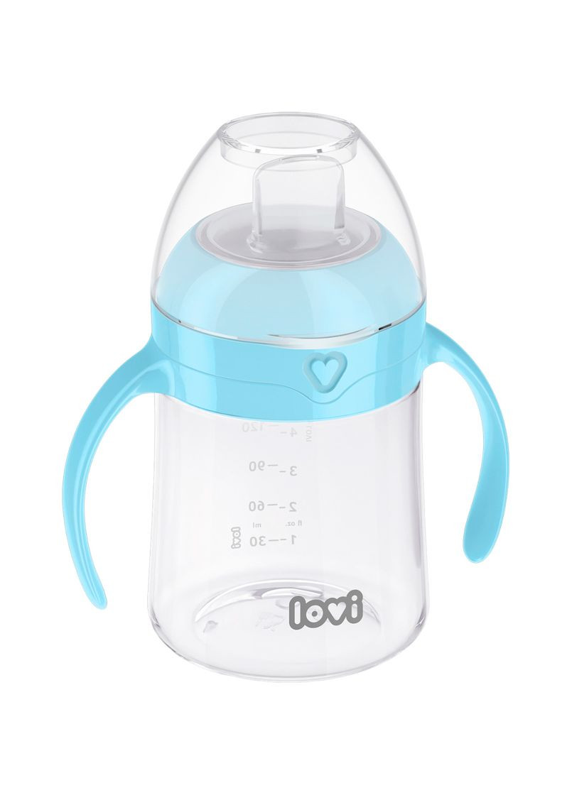 Кружка-непроливайка Моя первая кружка с носиком 150 мл голубая () Lovi 35/358 (328394571)