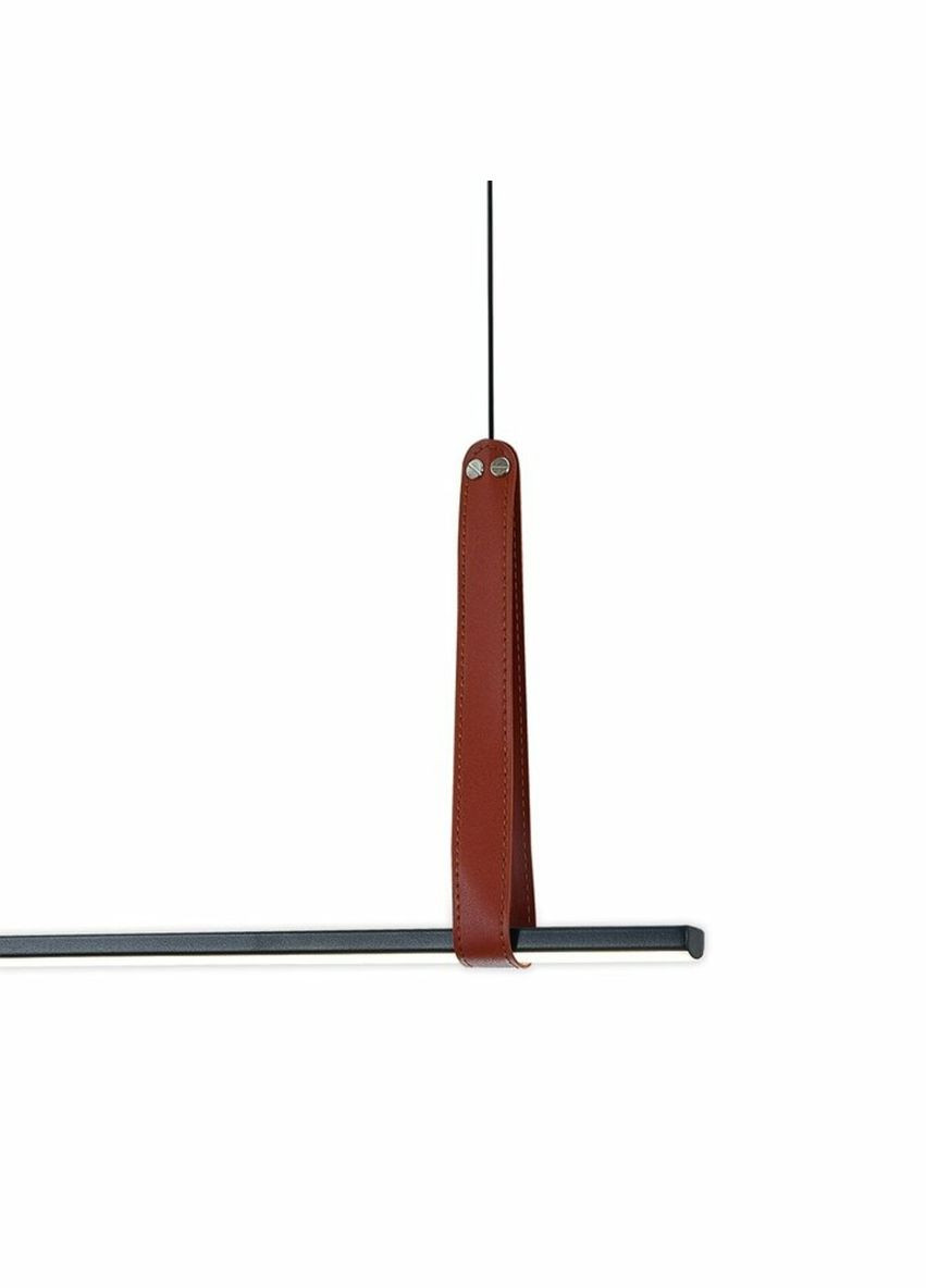 Светодиодный подвесной светильник G 2810/1100 44W Черный+Искусственная кожа Valeso (340276341)