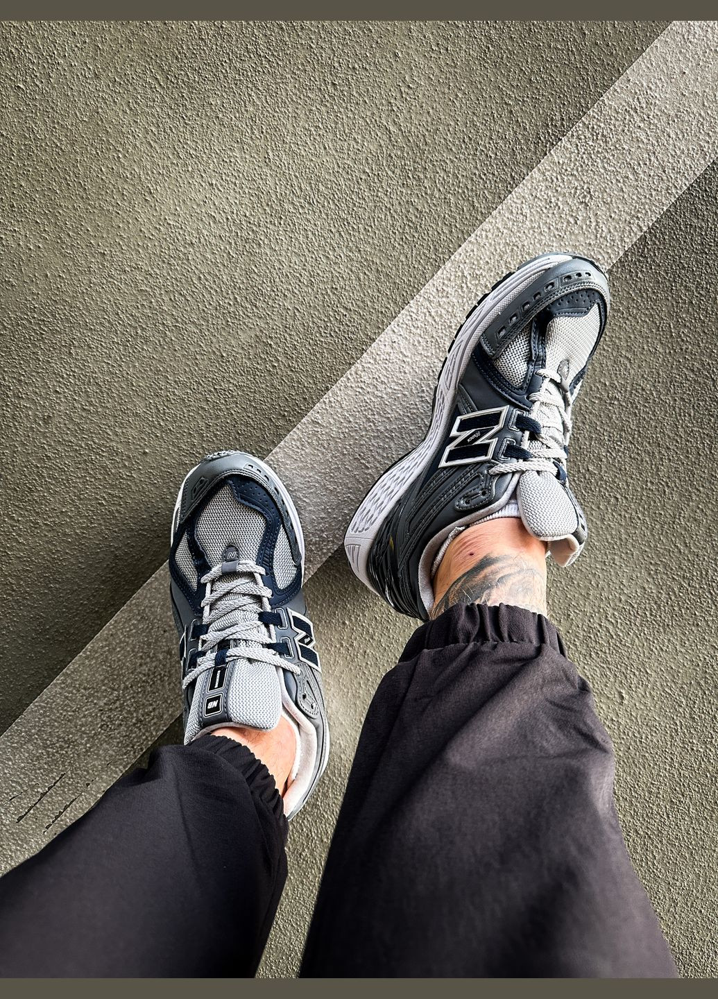 Серые демисезонные кроссовки мужские new balance 1906r grey blue | нью беланс 1906r серые синие No Brand