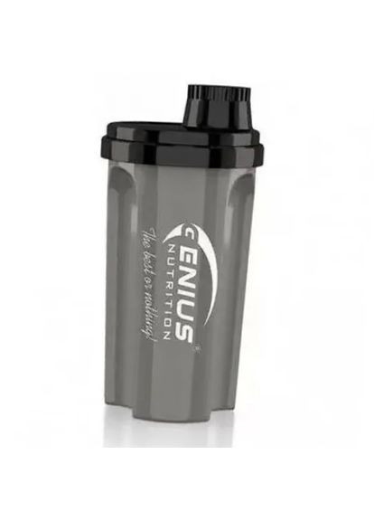 Шейкер спортивный, Royal Shaker, Черно-серый (09562003) Genius Nutrition (323036131)