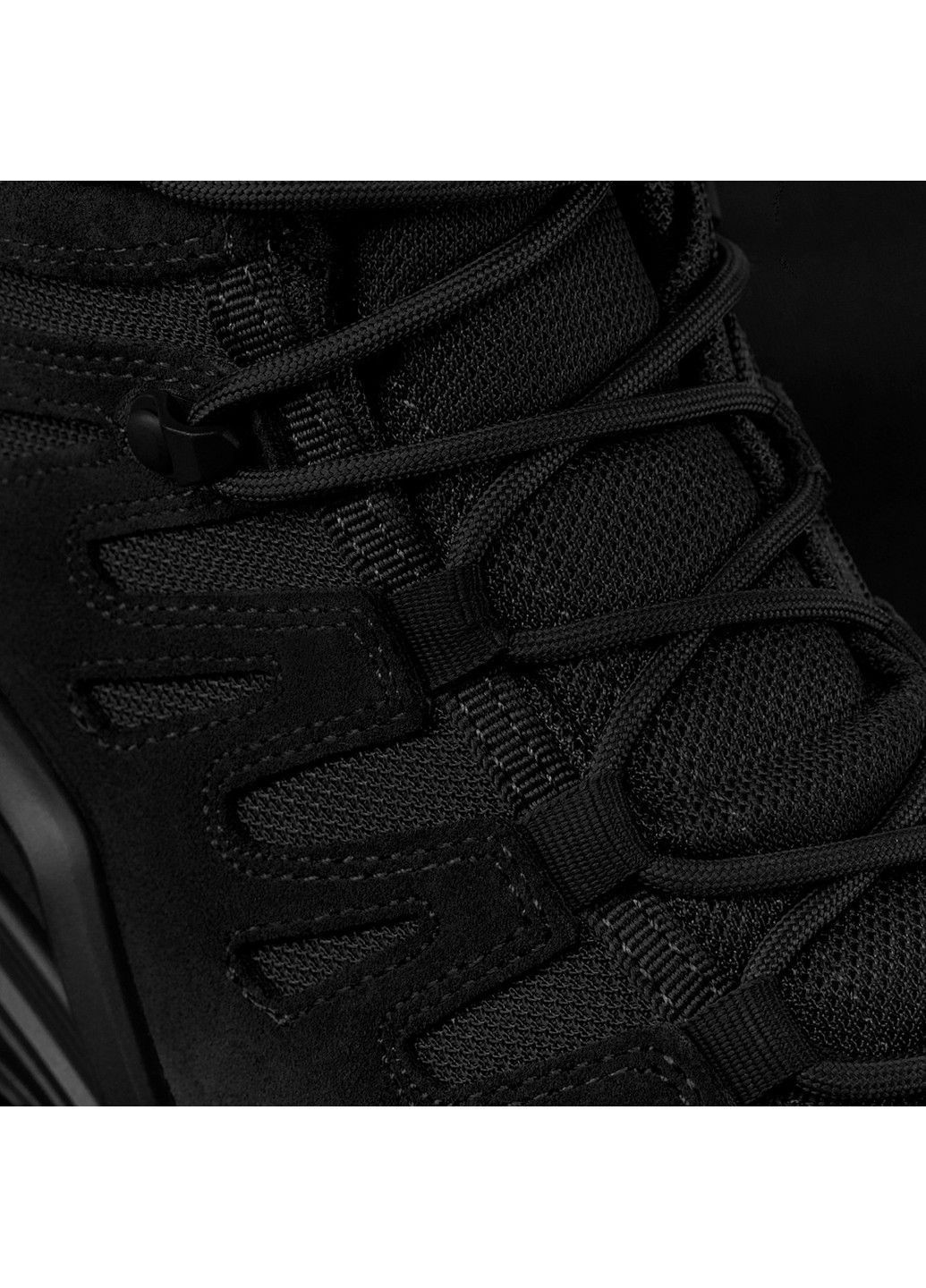 Черные осенние ботинки тактические caiman black M-TAC