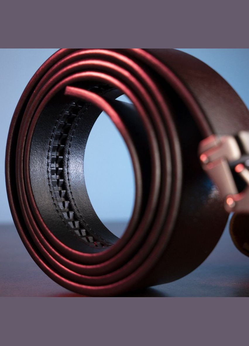 Крепкий мужской ремень с автоматической пряжкой Vintage коричневый (sku_20210) No Brand (327819435)