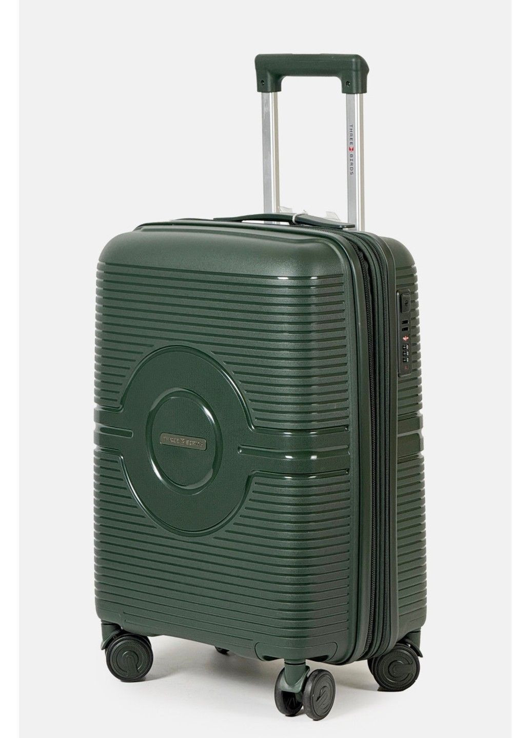 Средний пластиковый чемодан 2022-28-2BLG Three Birds (370944582)