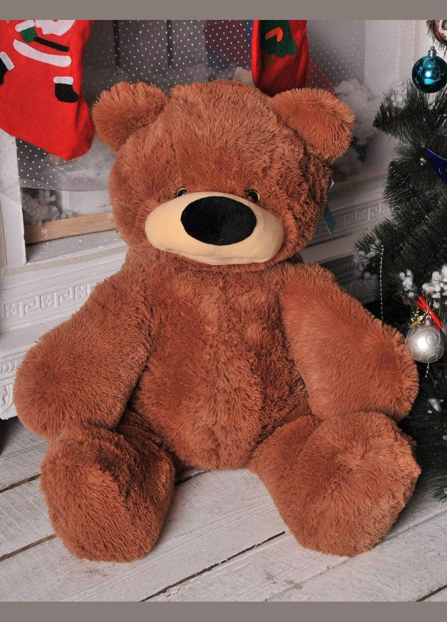 М'яка іграшка ведмедик Аліна Бублик 70 см коричневий Алина (280915587)