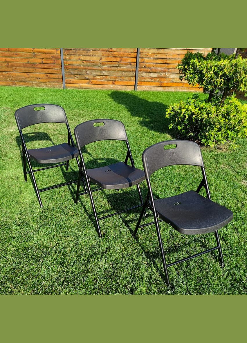 Складной стул 46х52х79см SW-00001608 Черный Sticker Wall (297915294)