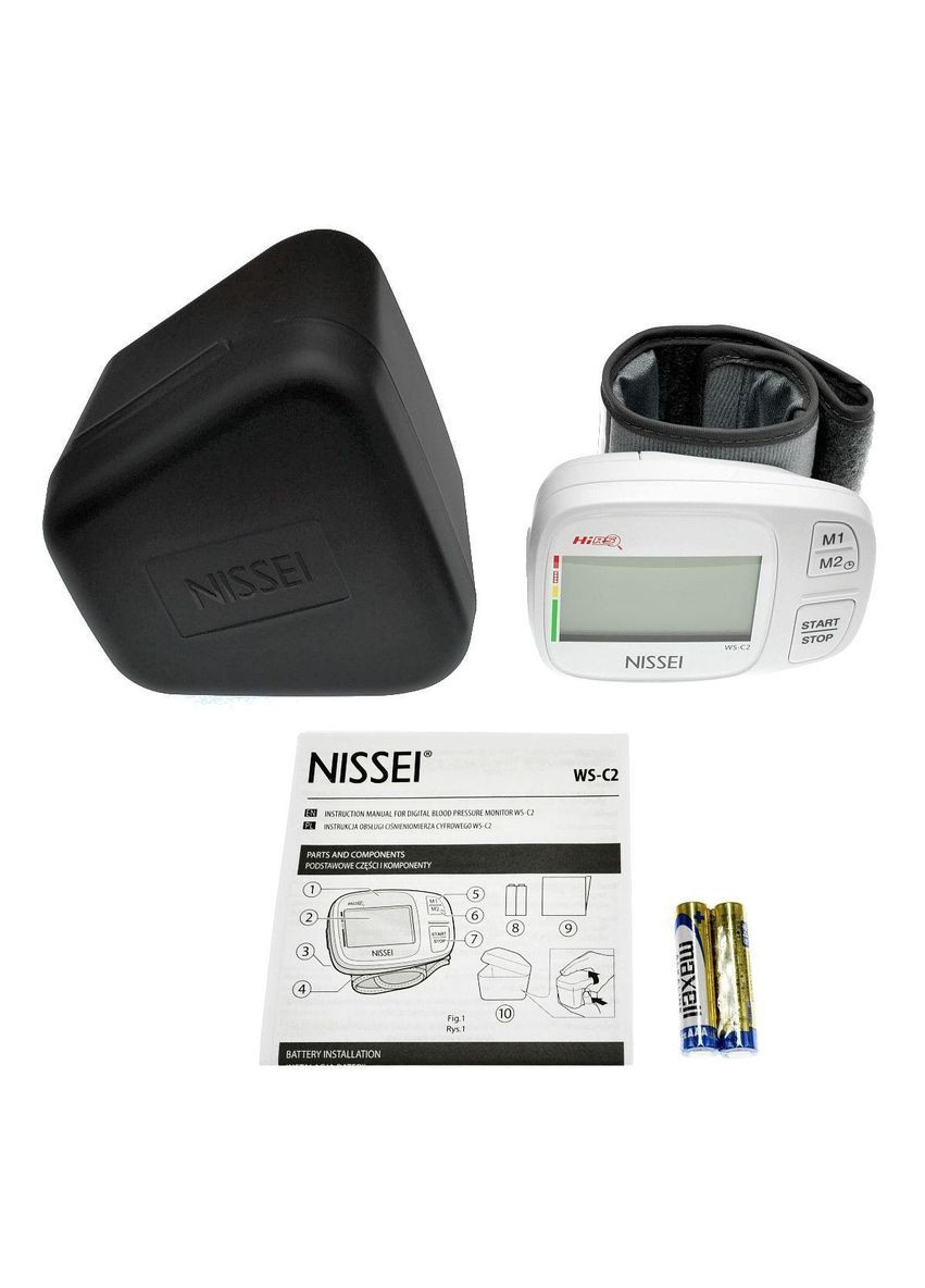 Тонометр WS-C2 автоматичний на зап'ястя гарантія 5 років Nissei (296930596)