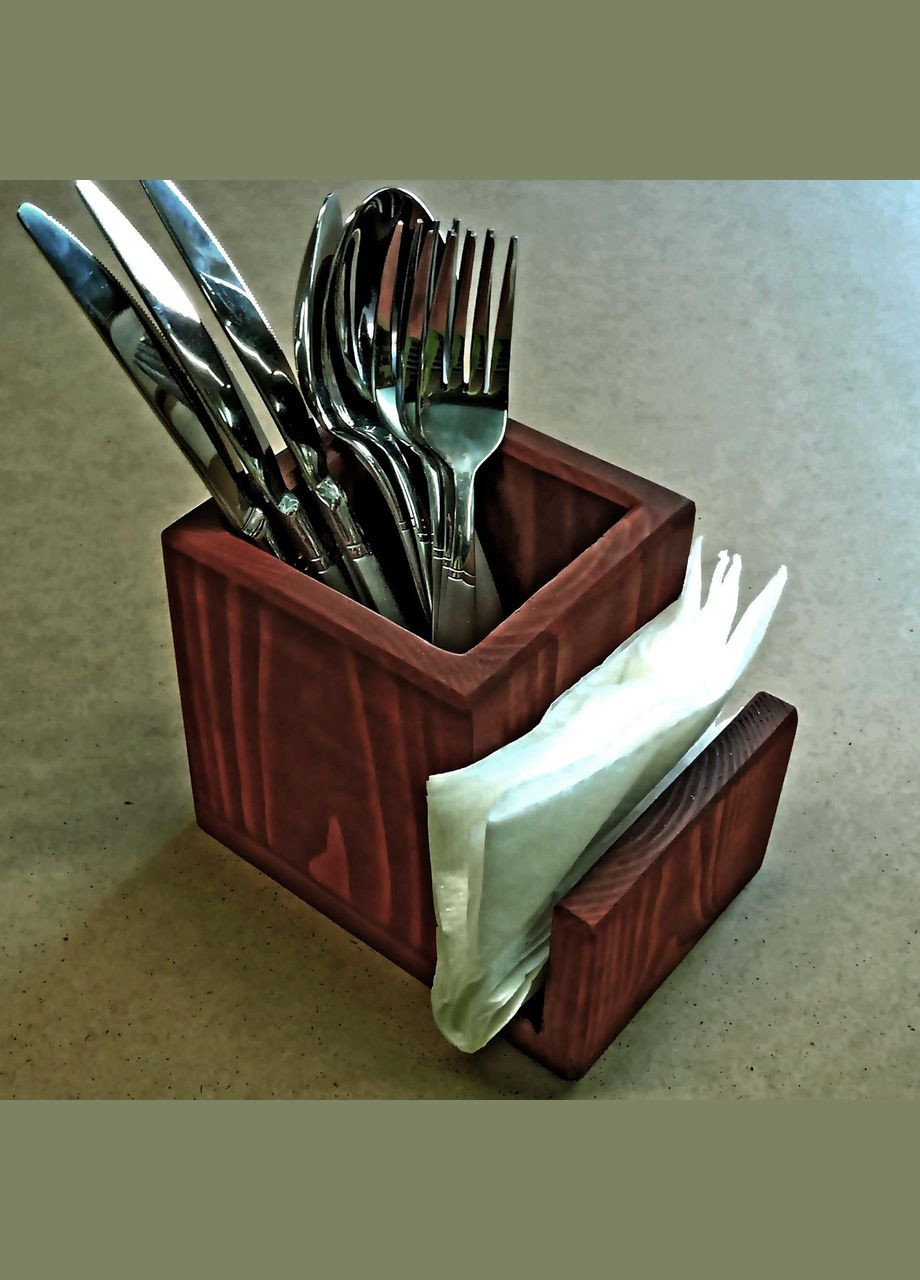 Подставка для столовых приборов из дерева Пранзо савоярди (ПСП-000115) No Brand (327424475)