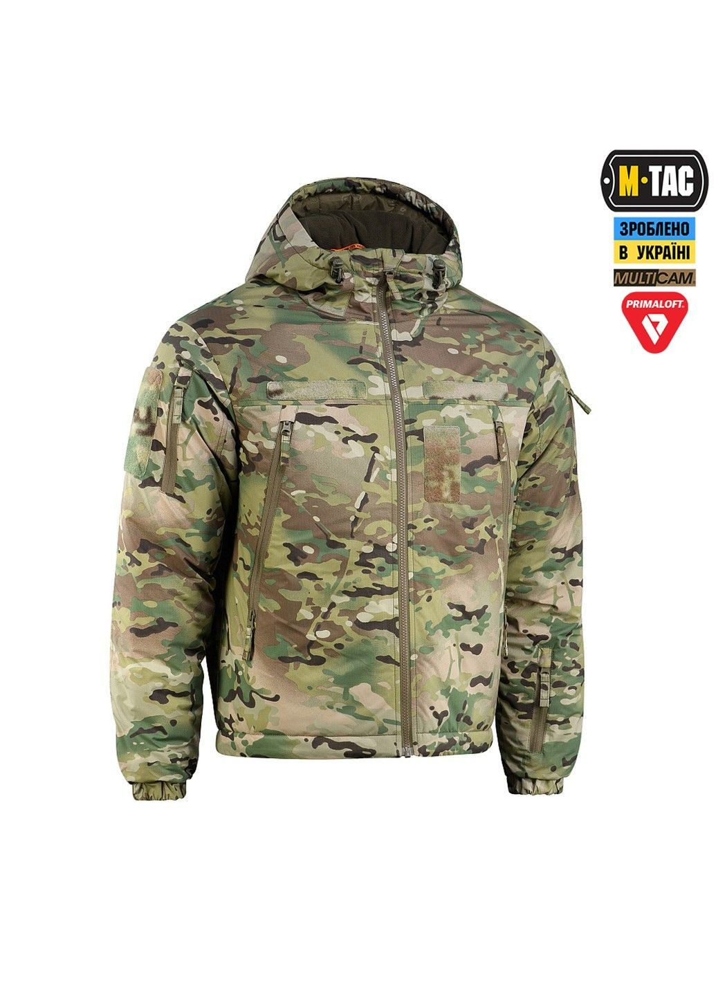 Комбинированная зимняя куртка зимняя alpha gen.iv pro primaloft multicam M-TAC