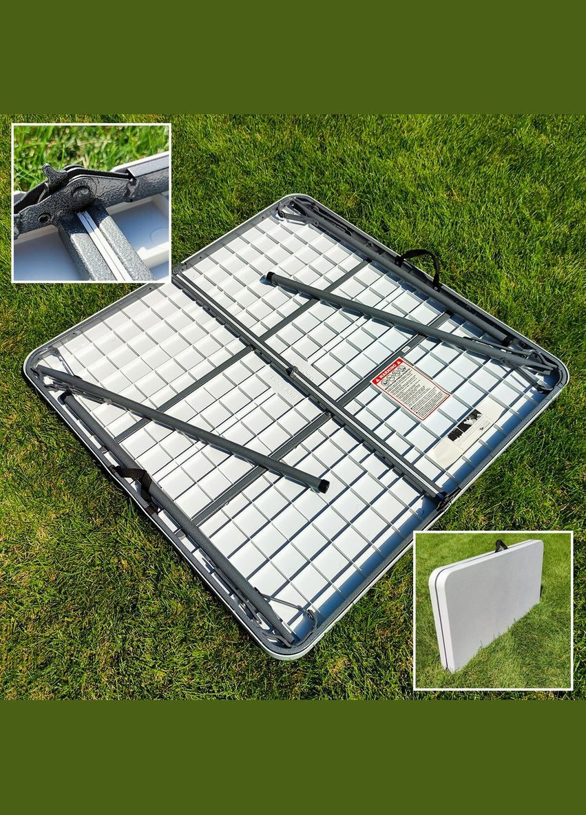 Набір мебелів складний (Стіл і 4 стільця), Білий (з сумкою) SW-00001540 IKI (370440800)