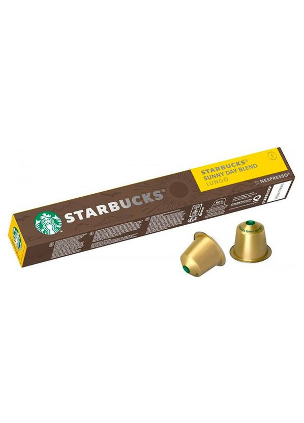 Кава в капсулах Sunny Day Blend Lungo, 10 капсул Nespresso Starbucks (313288545)