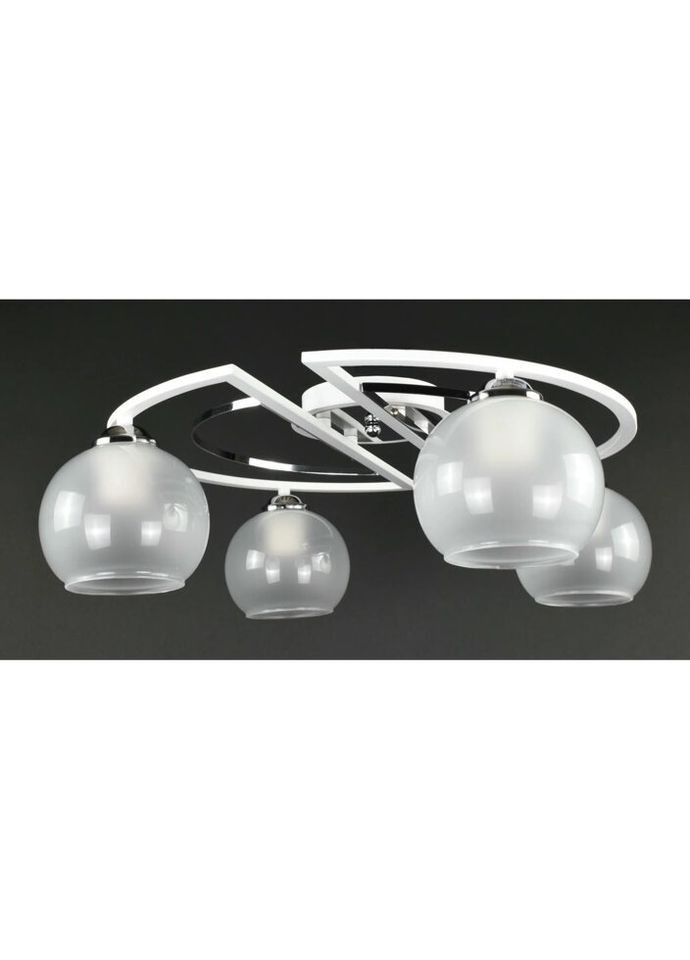 Стельова люстра на 4 лампочки 27412 Білий 19х58х58 см. Sunnysky (335975629)