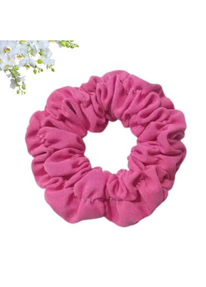 Резинка для волос из костюмной ткани ярко розовая 8 см. Hand Made Handmade (368772189)