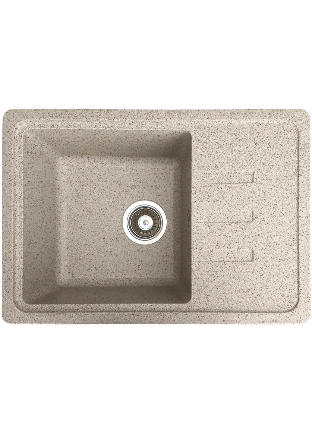 Кухонна мийка Trei 62 Gri (802) Romzha (315600385)