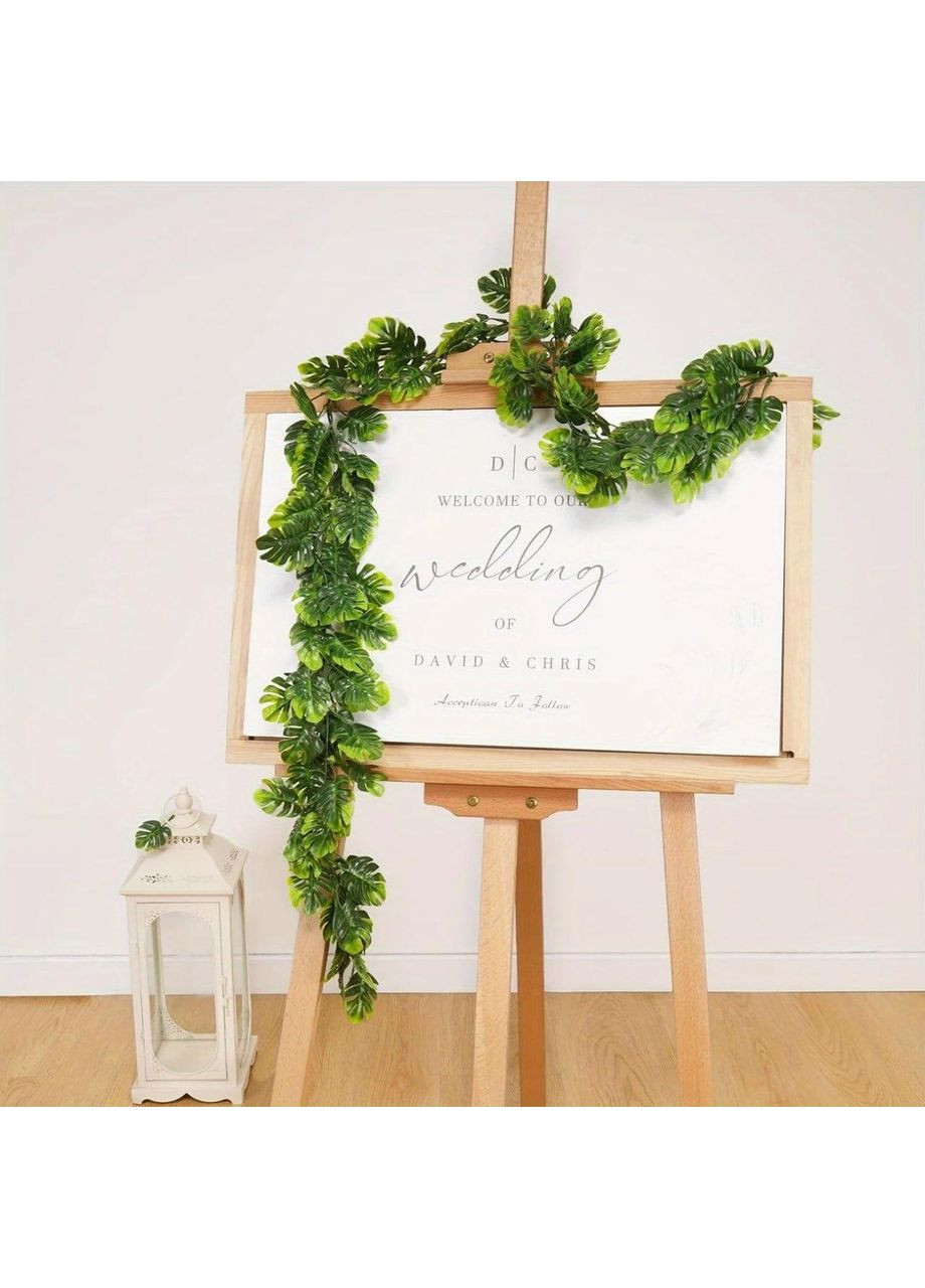 Искусственная монстера, лиана в комнату, для декора, террариумов и прочего 170 см. No Brand (370290510)