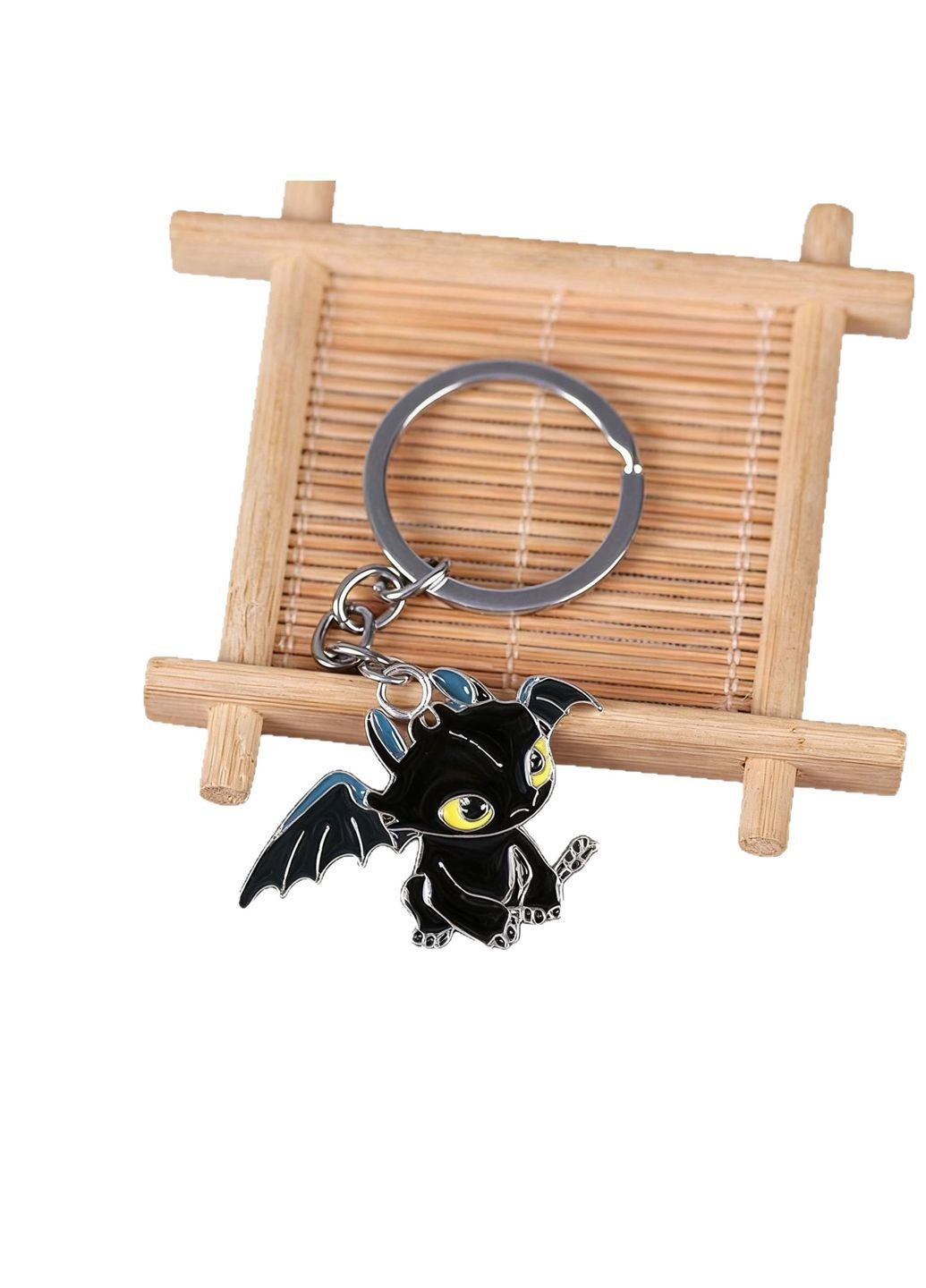 Парні брелоки для ключів для друзів або подруг з чорним і білим дракончиком No Brand (366963112)