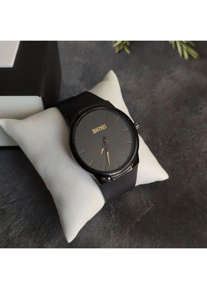 Часы кварцевые черные для мужчин и женщин с водонепроницаемостью 30 м и металлическим ремешком ProDobro (367264103)