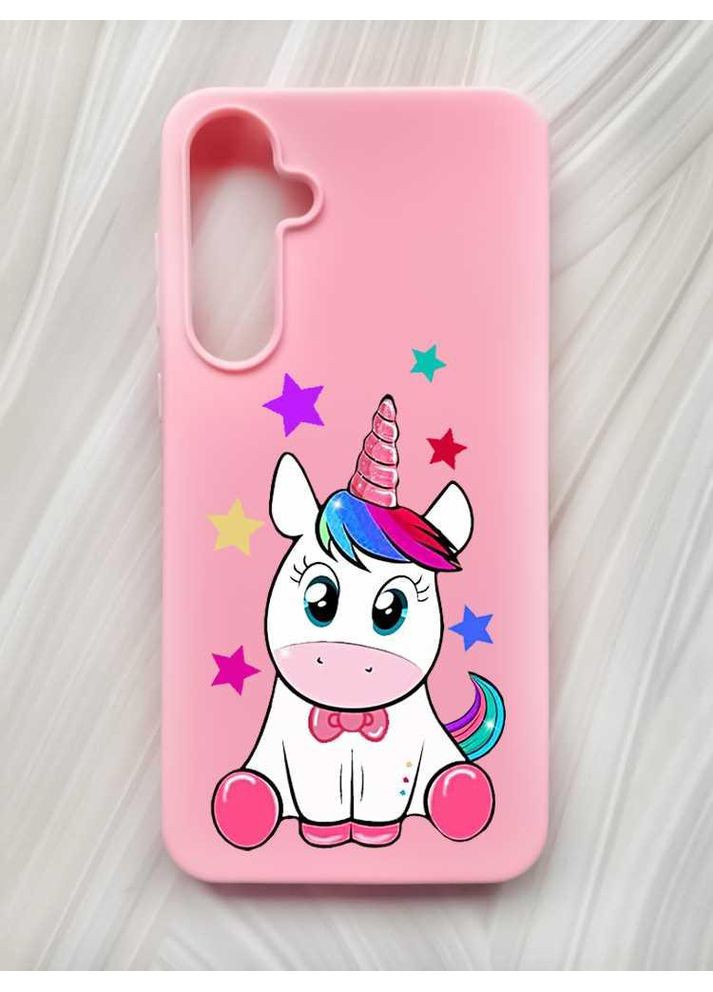 Матовый чехол на Samsung Galaxy A55 (A556) Единорог (принт 102) Creative (355392357)