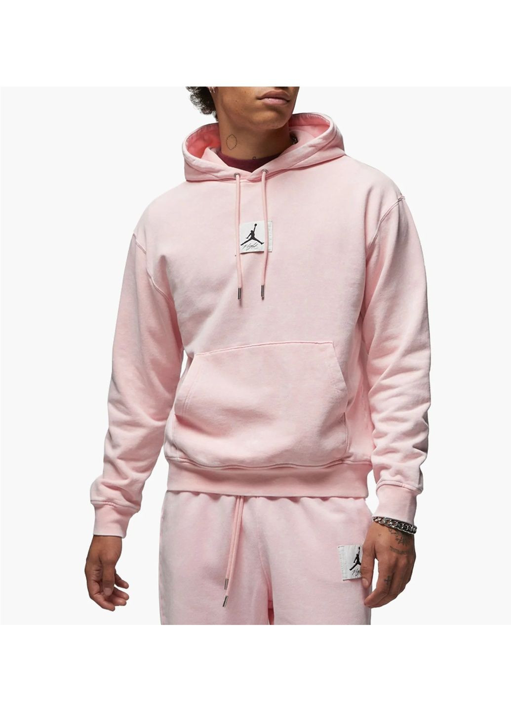 Худі чоловіче Flight Fleece Washed Pullover Hoodie Pink Air Jordan (364662318)