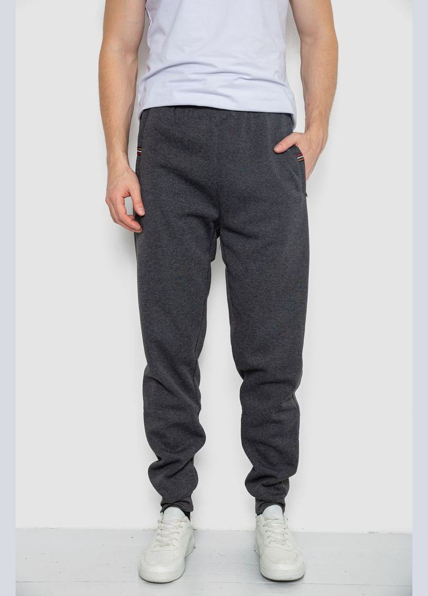 Темно-серые спортивные, кэжуал зимние брюки Ager