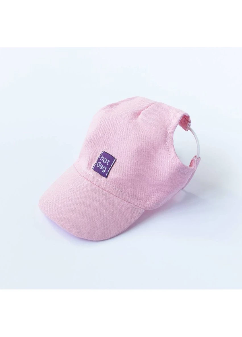 Кепка для собак з льону Рожева XL Hat-Dog (391440847)