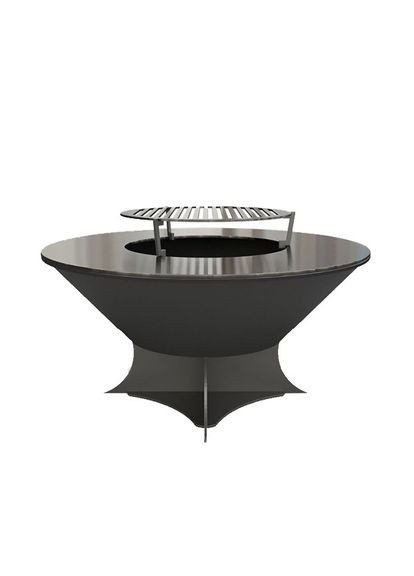 Вуличний дров'яний гриль OLYMPIC LOW 750 мм чорне покриття 75/3655-2 AHOS (323230928)