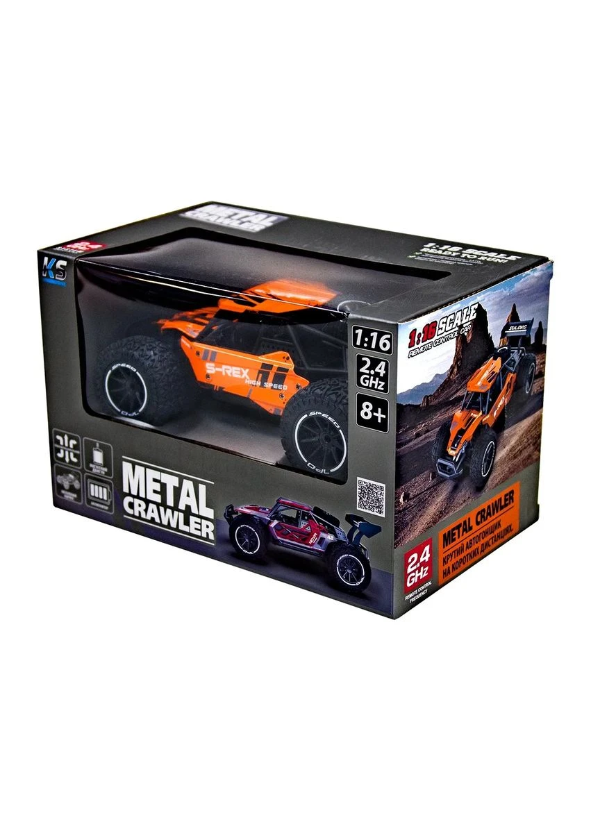 Автомобиль Metal Crawler р/к 1:16 оранжевый металл пластик Sulong Toys (398106887)