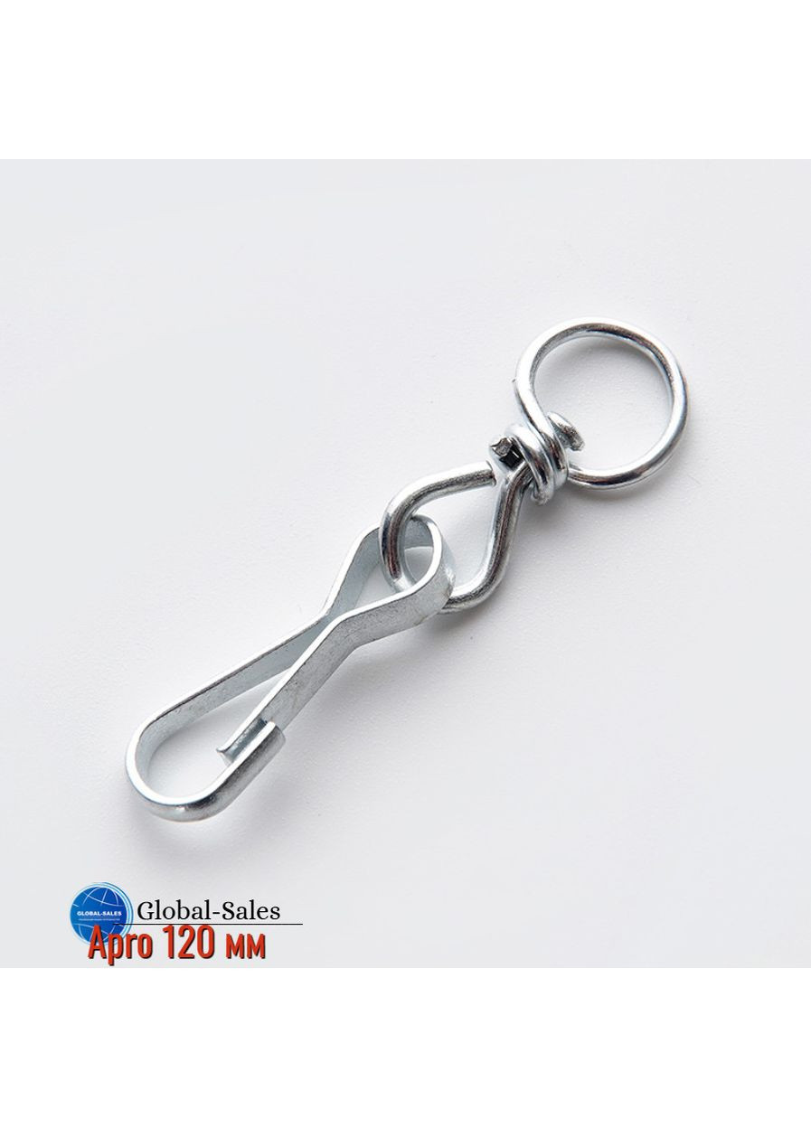 Карабін пружинний із вертлюгом 120 мм (SHSV-120) Apro (353493686)