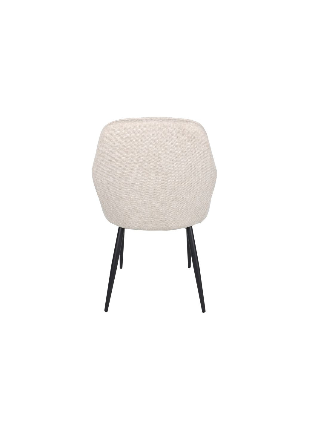 Стілець EMILY чорний каркас/бежева тканина Intarsio (372178892)