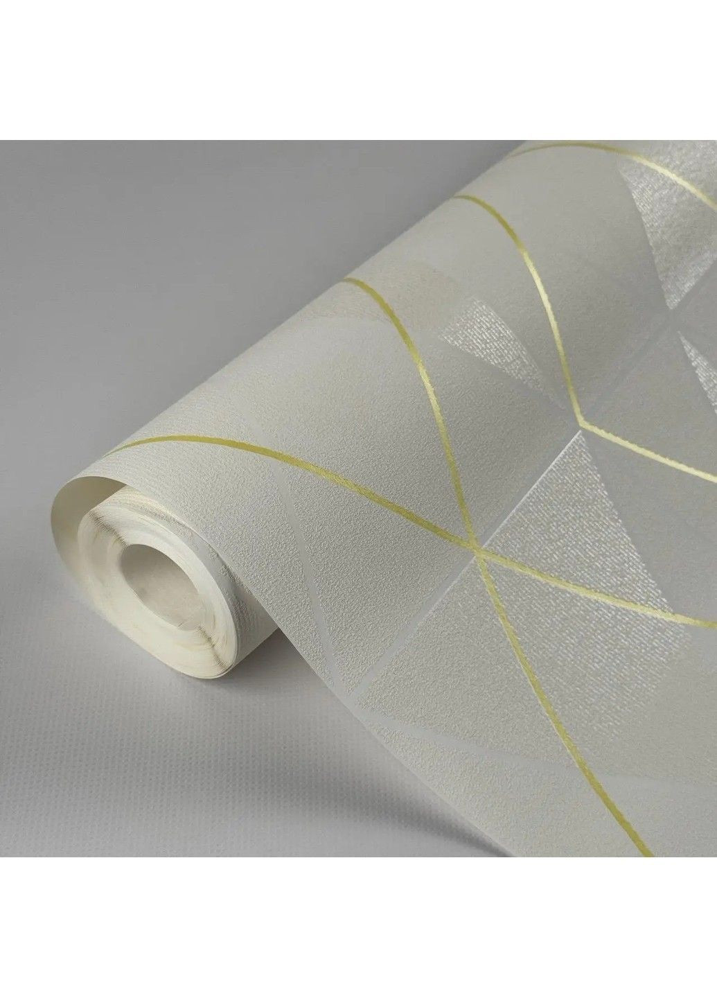 🤎 Шпалери вінілові на флізеліні 0.53 × 10.05 м 81974, бежеві — для спальні, вітальні, коридору MARBURG (368895643)