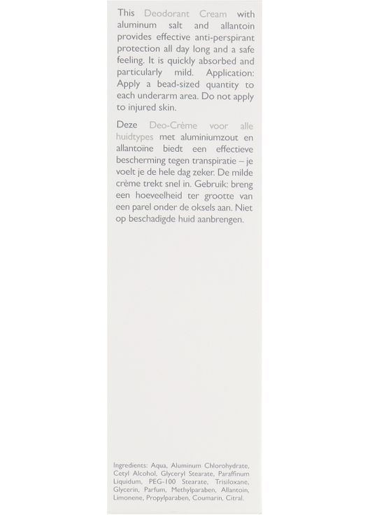 Кремовий дезодорант B Deodorant Cream 50ml (127087-31417) Alcina (368617508)