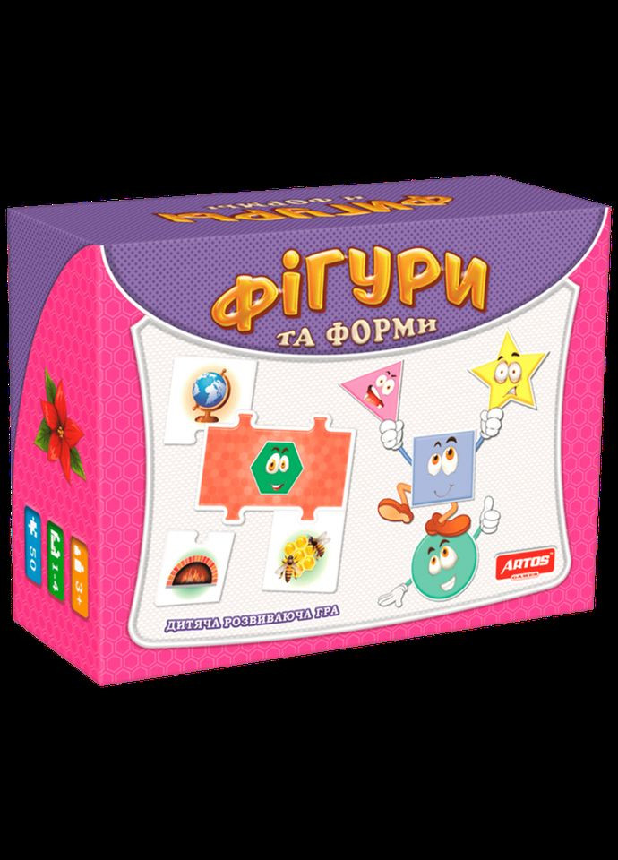 Детская настольная игра "Фигуры и формы" 0581 от 3 лет Artos Games (306435511)
