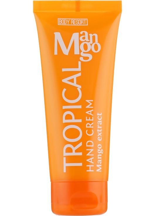 Крем для рук "Тропический манго" Tropical Mango Hand Cream Mango Extract 100ml Body Resort (368608078)