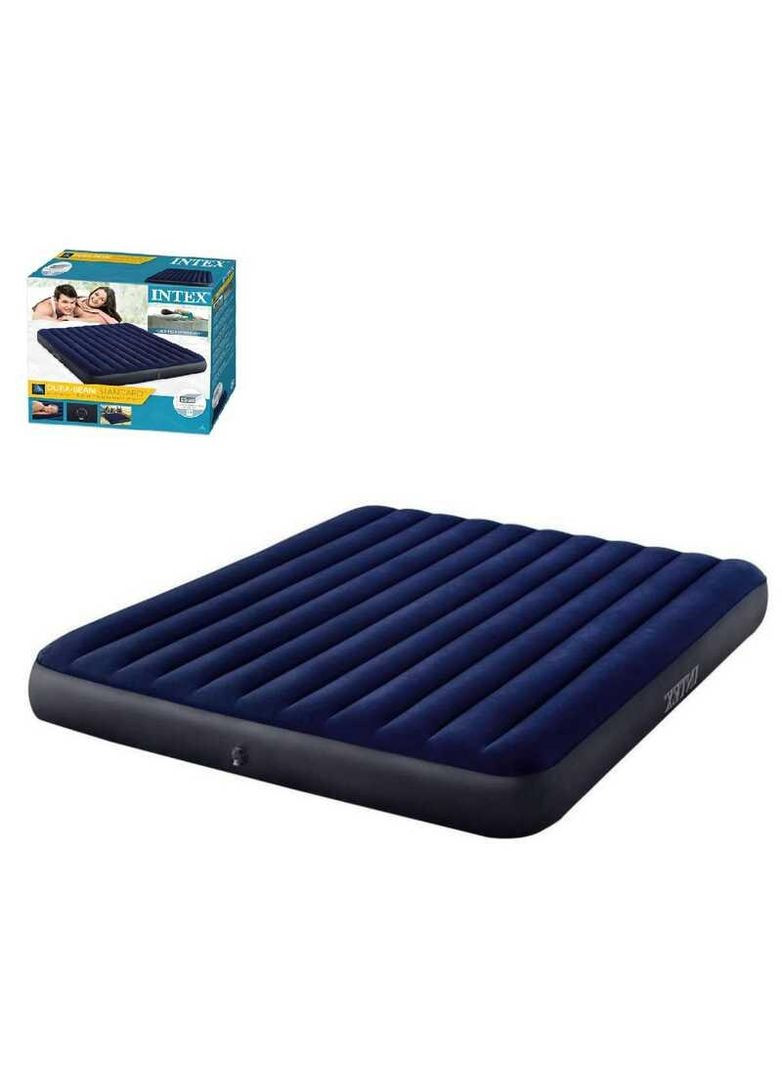Надувной матрас Intex64755(2) 183 x 203 x 25 см., двухместный, в коробке Intex (346048423)