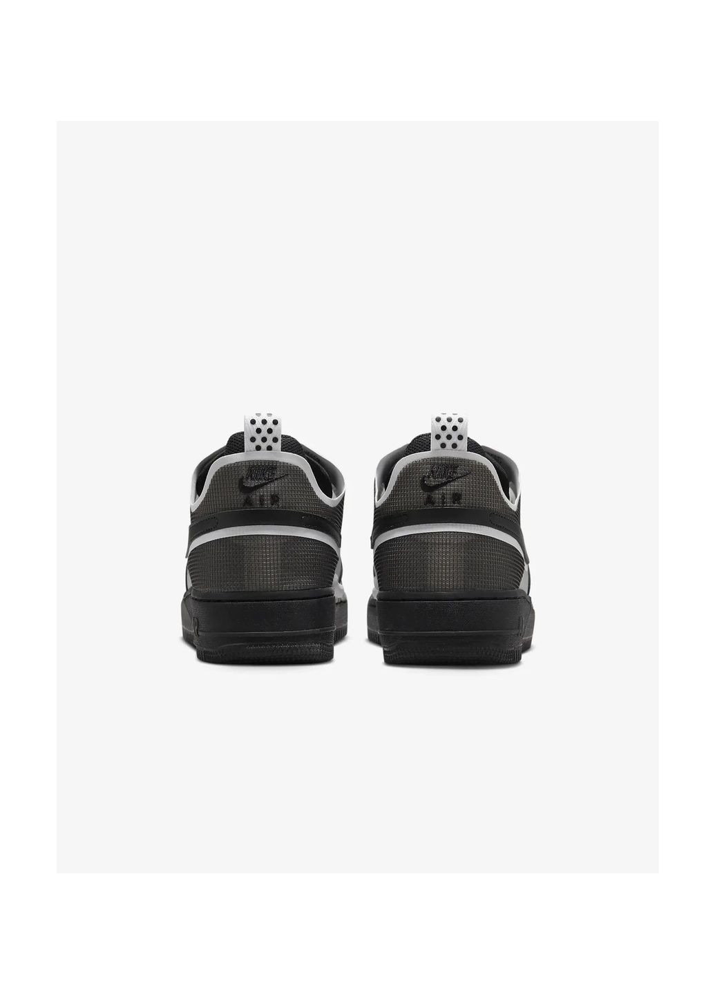 Чорні кросівки чоловічі air force 1 react black dm0573-002 Nike