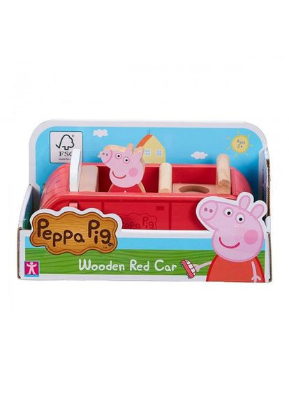 Деревянный игровой набор Peppa Машина Пеппы Peppa Pig (290705998)