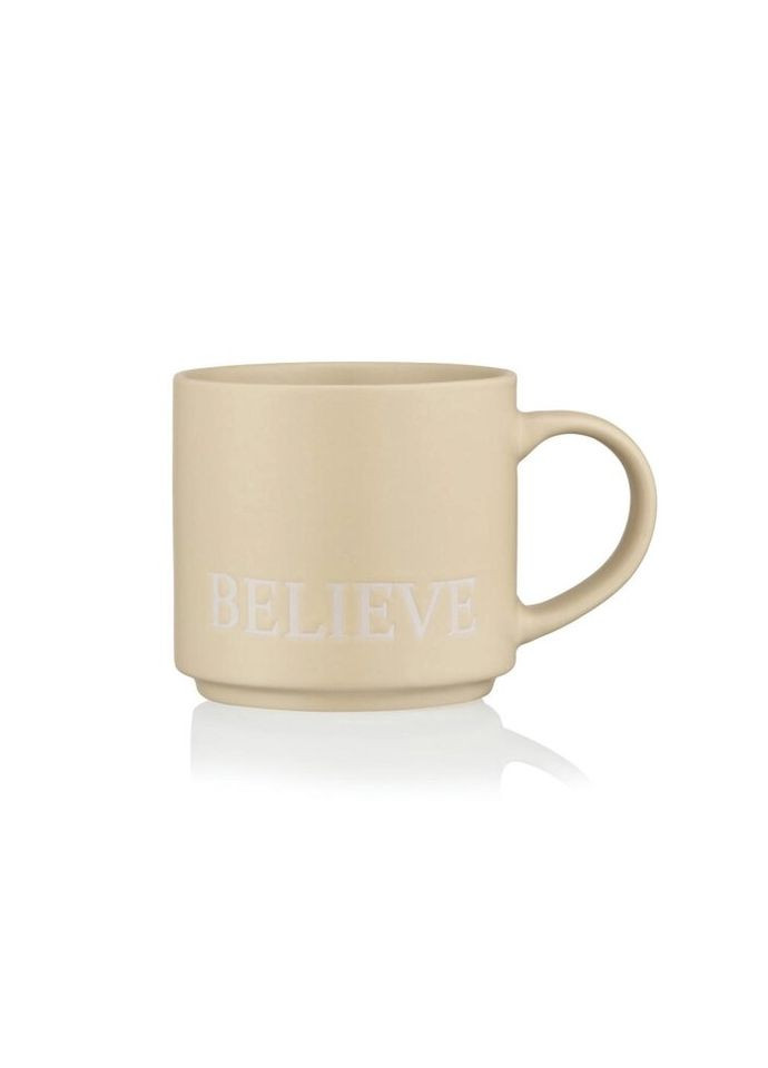 Чашка Believe AR3043Y 420 мл жовта Ardesto (336148182)