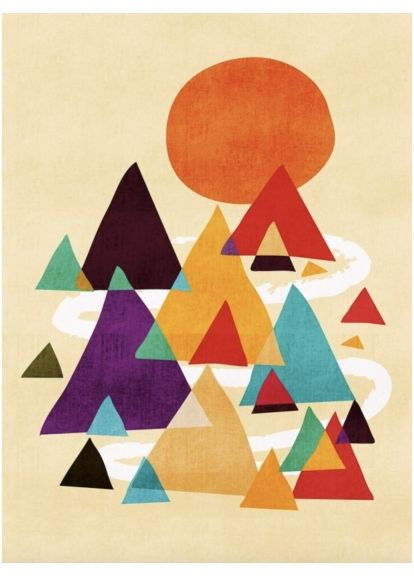 Постер у рамці Подорож помаранчевий мультиплікаційний принт для дому та офісу картина для подарунка ProDobro (365442731)