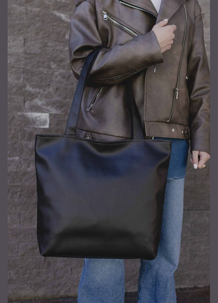 Сумка шопер michelle skin crocodile black Without (326741692)