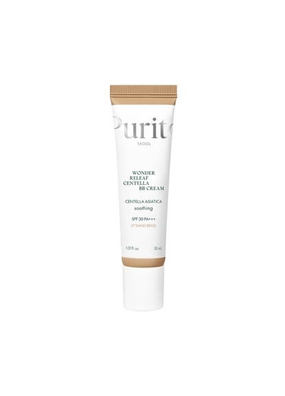 ВВ крем з екстрактом центелли №27 Sand Beige 30 мл Seoul Wonder Releaf Centella BB Cream PURITO (335877527)