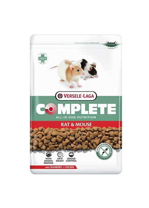 Гранулированный корм для крыс и мышей Complete Rat & Mouse - 500 г Versele-Laga (327366161)