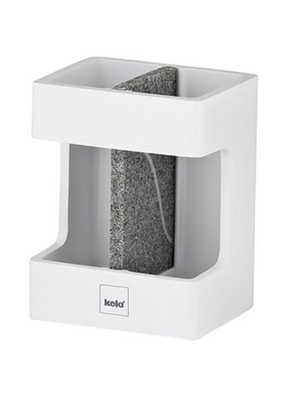 Стакан для зубных щеток Cube White (23693) Kela (323084423)