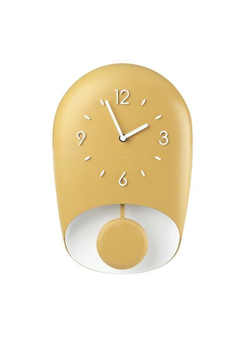 Часы настенные с маятником Home 168604206 22х8х33 см желтые Guzzini (364497794)