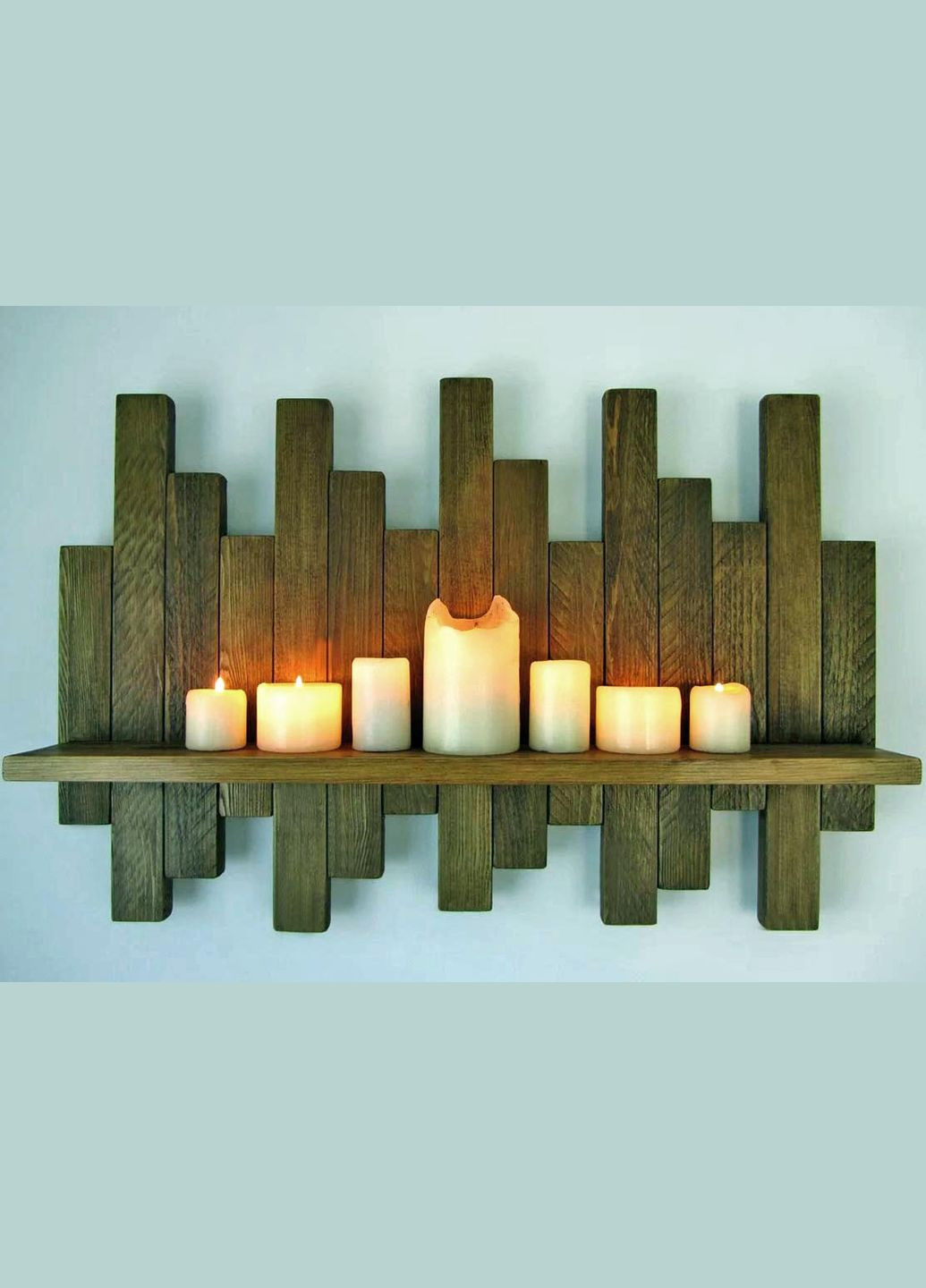 Полка для ванной из дерева Шварцен мускат (ВНП-011907) No Brand (328091796)