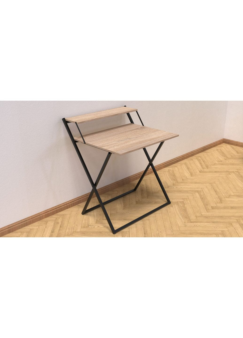 Стол трансформер Компакт 4 750x790x720 Черный металл ДСП 16 мм FRD-104693 Ferrum-decor (361944427)