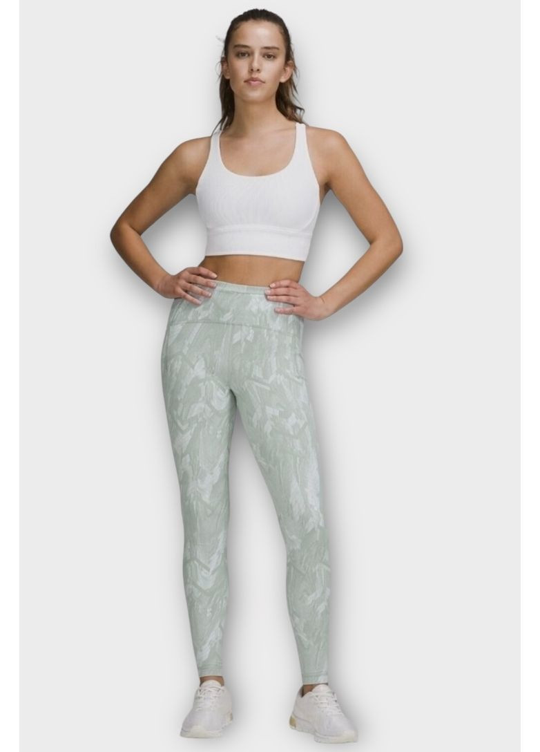 Серые демисезонные леггинсы Lululemon Athletica