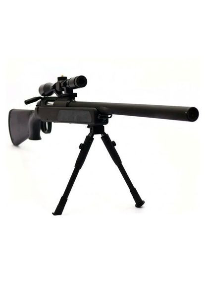 Дитяча Снайперська пневматична гвинтівка ZM51 з кульками та прицілом Чорний CYMA (360544408)