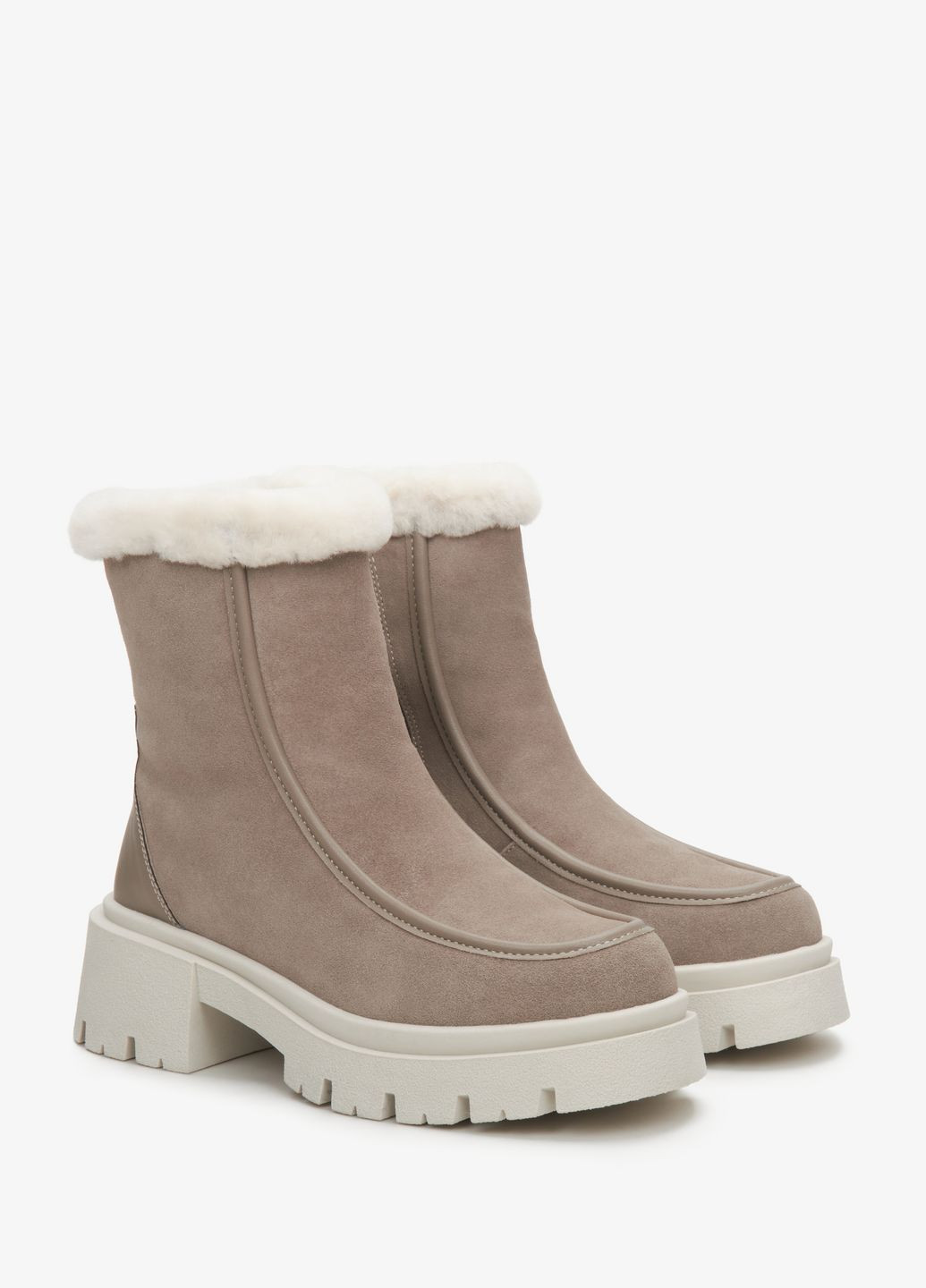 Черевики, колір сірий Estro (325746379)