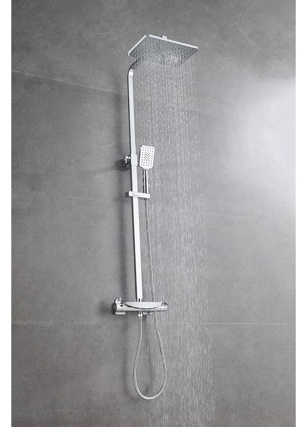 Душова система з термостатом зовнішнього монтажу Nett STH-32 (352729989)